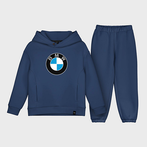 Детский костюм оверсайз BMW / Тёмно-синий – фото 1