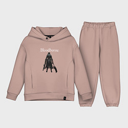 Детский костюм оверсайз Bloodborne, цвет: пыльно-розовый
