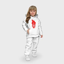 Детский костюм оверсайз BLOODBORNE, цвет: белый — фото 2