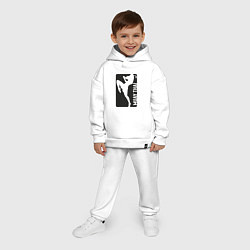 Детский костюм оверсайз Muay Thai, цвет: белый — фото 2