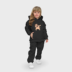 Детский костюм оверсайз Мопс ДАБ, цвет: черный — фото 2