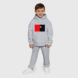 Детский костюм оверсайз ГИНТАМА, цвет: меланж — фото 2