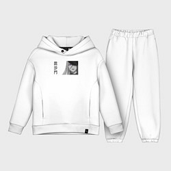 Детский костюм оверсайз Бишамон, цвет: белый