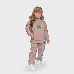 Детский костюм оверсайз Boston Celtics, цвет: пыльно-розовый — фото 2