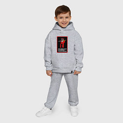 Детский костюм оверсайз Russian Cyber Village, цвет: меланж — фото 2
