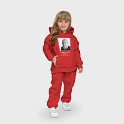 Детский костюм оверсайз Загадка от Жака Фреско, цвет: красный — фото 2