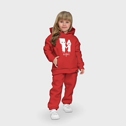 Детский костюм оверсайз LITTLE NIGHTMARES 2, цвет: красный — фото 2