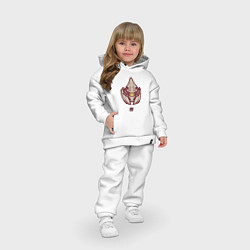 Детский костюм оверсайз Санд Кинг Dota 2, цвет: белый — фото 2