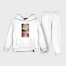 Детский костюм оверсайз GOKU ГЕРОИ АНИМЕ ГОКУ, цвет: белый