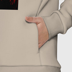 Детский костюм оверсайз Кровь Чосо Магическая Битва, цвет: миндальный — фото 2