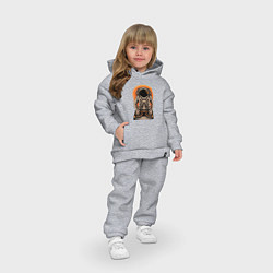Детский костюм оверсайз Космонавт диджей - cosmo DJ, цвет: меланж — фото 2