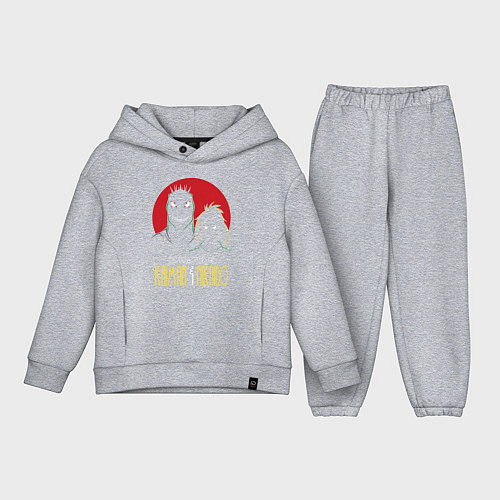 Детский костюм оверсайз DOROHEDORO / Меланж – фото 1