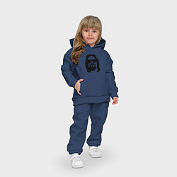 Детский костюм оверсайз Большой Лебовски Big Lebowski, цвет: тёмно-синий — фото 2