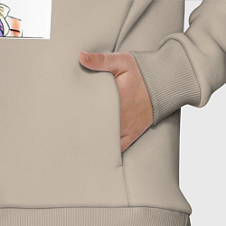 Детский костюм оверсайз Дневник поездки в Иокогаму, цвет: миндальный — фото 2