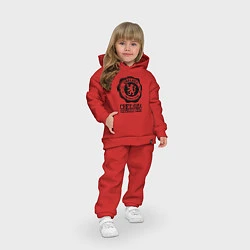Детский костюм оверсайз Chelsea FC: Emblem, цвет: красный — фото 2