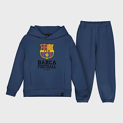 Детский костюм оверсайз Barcelona Football Club, цвет: тёмно-синий