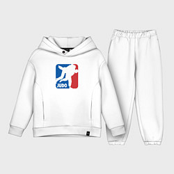 Детский костюм оверсайз Judo - Sport, цвет: белый