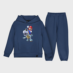 Детский костюм оверсайз Mario hit, цвет: тёмно-синий
