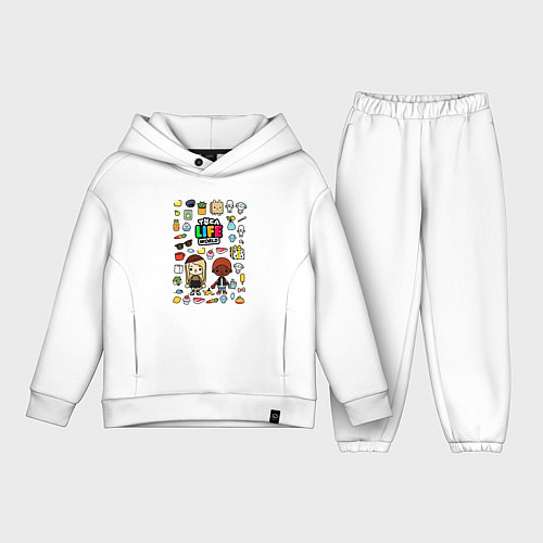 Детский костюм оверсайз TOCA LIFE WORLD ТОКА ЛАЙФ ВОРЛД TOCA BOCA / Белый – фото 1