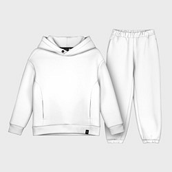 Детский костюм оверсайз Pioneer DJ - Logo White, цвет: белый