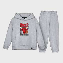 Детский костюм оверсайз Chicago Bulls NBA, цвет: меланж
