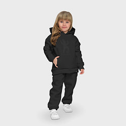 Детский костюм оверсайз Ёлкамен, цвет: черный — фото 2
