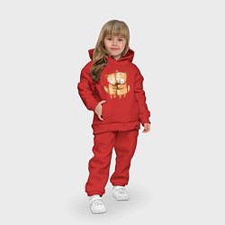 Детский костюм оверсайз ПАРА ВЛЮБЛЕННЫХ ЛИСИЧЕК, цвет: красный — фото 2