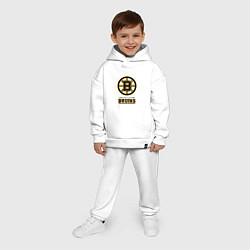 Детский костюм оверсайз Boston Bruins , Бостон Брюинз, цвет: белый — фото 2