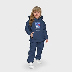 Детский костюм оверсайз Rangers are coming, Нью Йорк Рейнджерс, New York R, цвет: тёмно-синий — фото 2