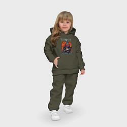 Детский костюм оверсайз Воин инопланетянин, цвет: хаки — фото 2