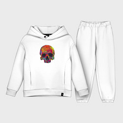 Детский костюм оверсайз Cool color skull