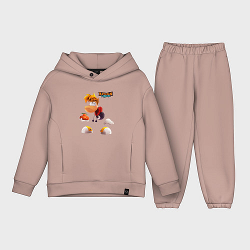 Детский костюм оверсайз Rayman Legends Веселый Рэймэн / Пыльно-розовый – фото 1