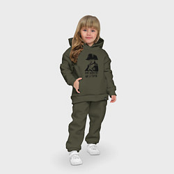 Детский костюм оверсайз ХОЧУ ТОРТИК НАПОЛЕОН, цвет: хаки — фото 2