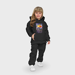 Детский костюм оверсайз Dino & Lexus Colobaration, цвет: черный — фото 2