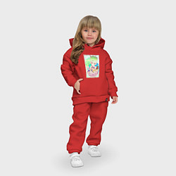 Детский костюм оверсайз Сэнку и рамэн, цвет: красный — фото 2