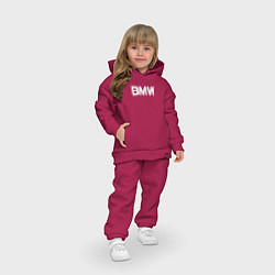 Детский костюм оверсайз Бмв - bmw в не фокусе, цвет: маджента — фото 2