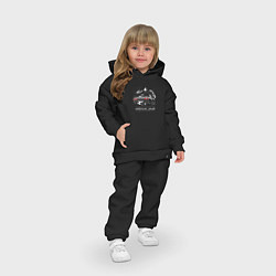 Детский костюм оверсайз Nissan Skyline Скайлайн, цвет: черный — фото 2