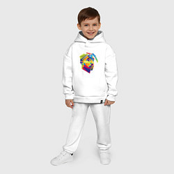 Детский костюм оверсайз 2PAC Style, цвет: белый — фото 2
