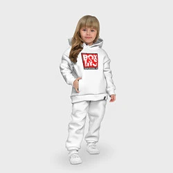 Детский костюм оверсайз Boxing team russia, цвет: белый — фото 2