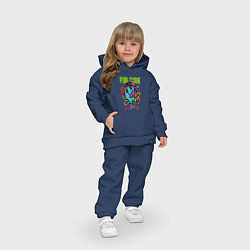 Детский костюм оверсайз Весёлый шейк, цвет: тёмно-синий — фото 2