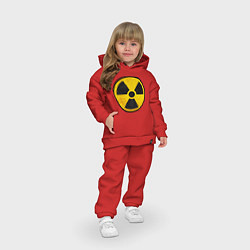 Детский костюм оверсайз Atomic Nuclear, цвет: красный — фото 2