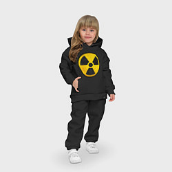 Детский костюм оверсайз Atomic Nuclear, цвет: черный — фото 2