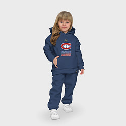 Детский костюм оверсайз Монреаль Канадиенс - НХЛ, цвет: тёмно-синий — фото 2