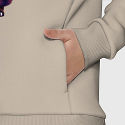 Детский костюм оверсайз Кролик в шубе, цвет: миндальный — фото 2