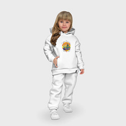 Детский костюм оверсайз Санкт-Петербург, Исаакиевский собор, цвет: белый — фото 2