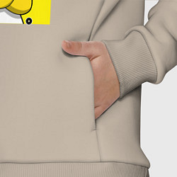 Детский костюм оверсайз Homer doh it, цвет: миндальный — фото 2