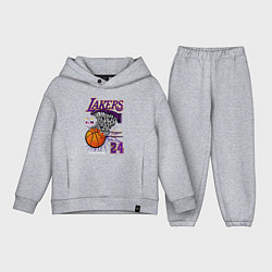 Детский костюм оверсайз LA Lakers Kobe, цвет: меланж