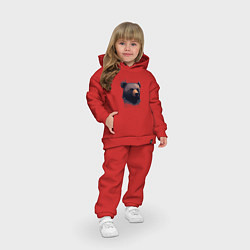 Детский костюм оверсайз Косолапый, цвет: красный — фото 2
