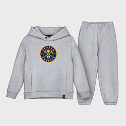 Детский костюм оверсайз Denver Nuggets, цвет: меланж