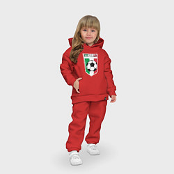 Детский костюм оверсайз Футбол Италии, цвет: красный — фото 2